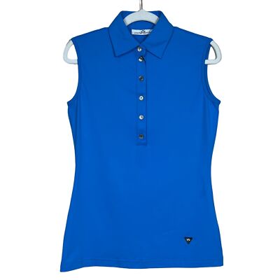 Walter Genuin Women s Golf Polo Top Sky Blue Small