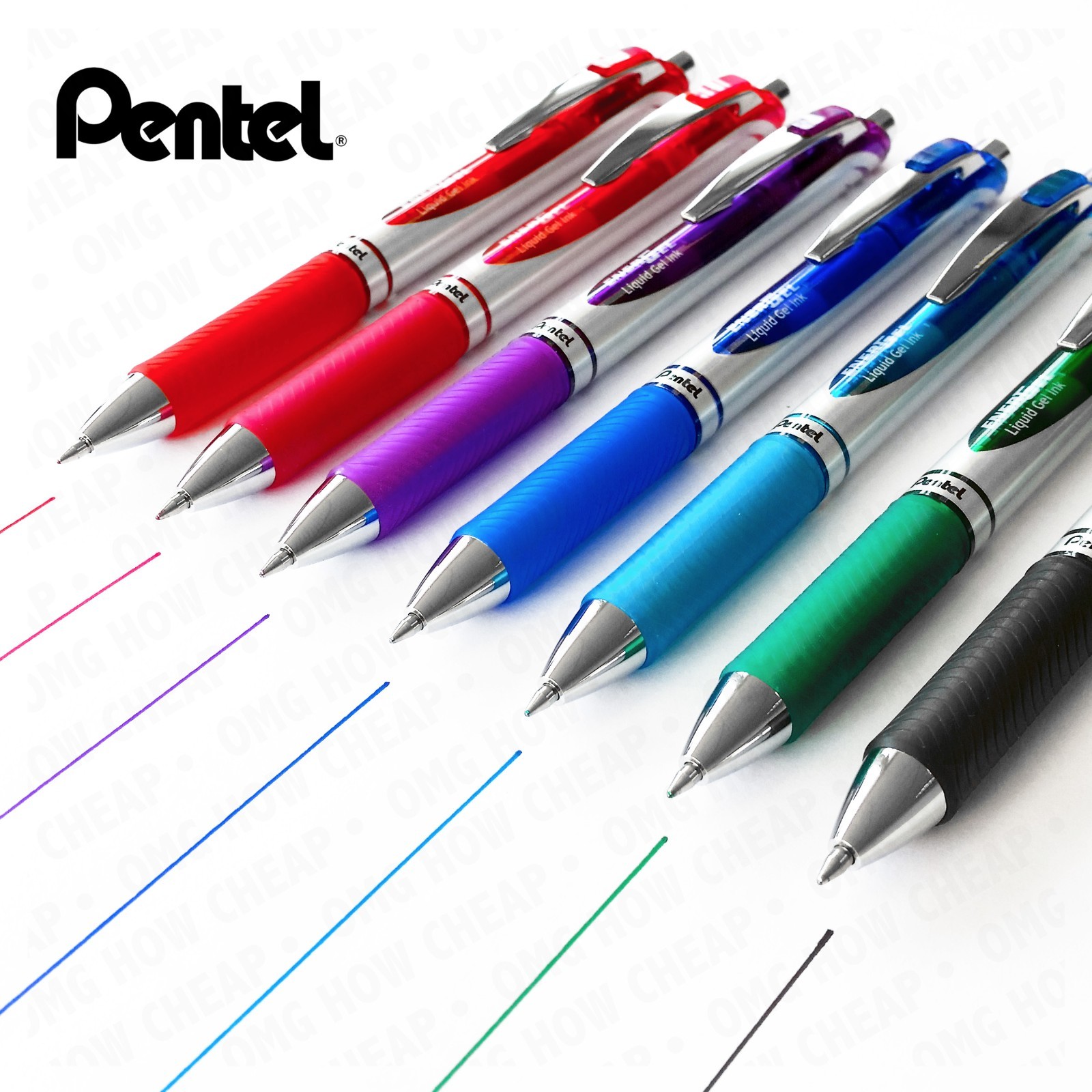 Energel Pen Pentel Gel RollerBall Retractable .7 mm Pack ...