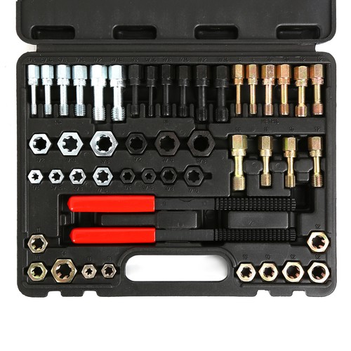 Thread Repair Chaser Set UNF UNC and Metric Thread Rethreading Repair Kit 48 Pcs