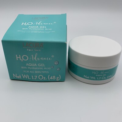 LACURA Face Care - H2O Advance Aqua Gel w/ Hyaluronic Acid - 1.7 oz - Sealed Jar