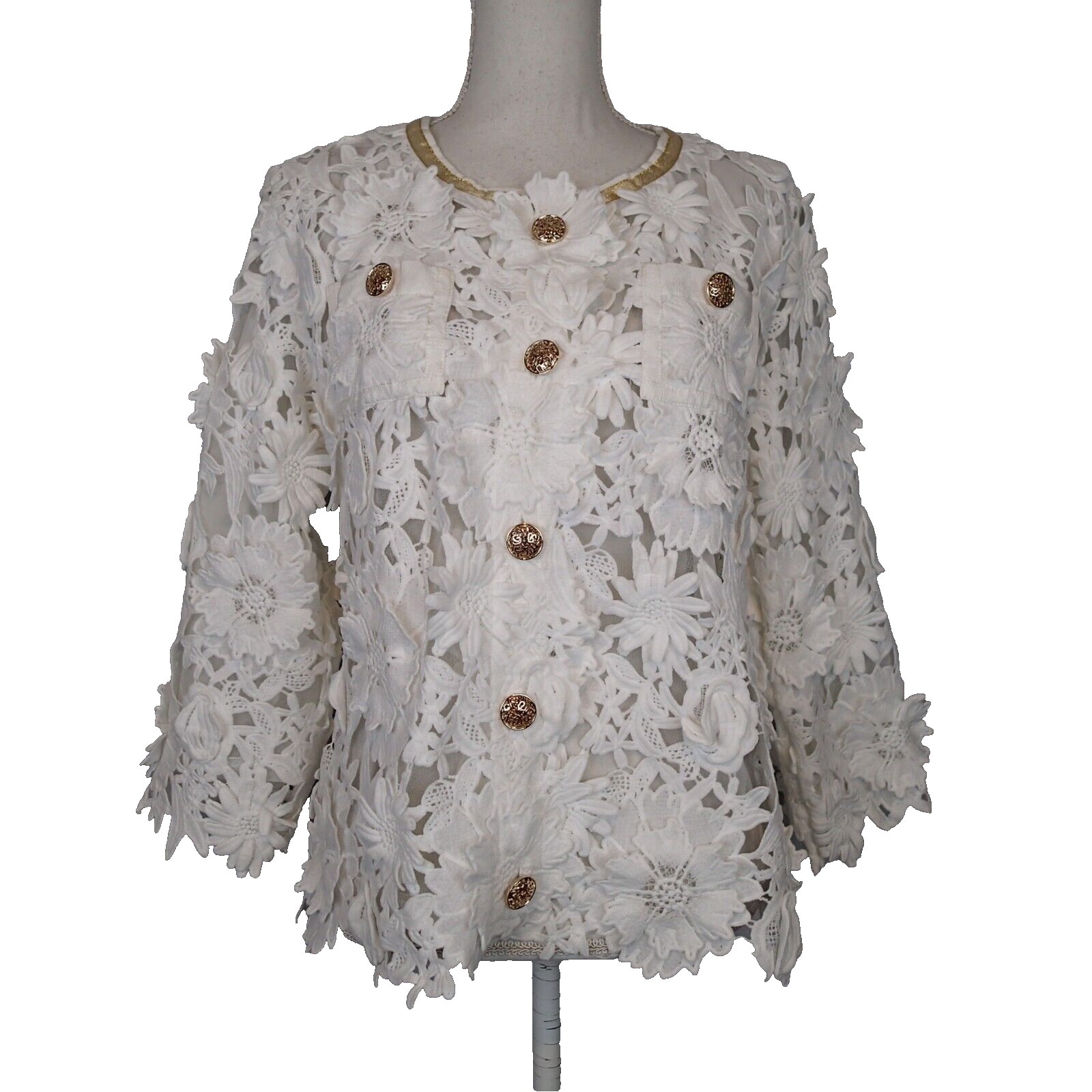 ジャケット・アウター 60s Embroidery Cutwork Lace Jacket 60s Embroidery Cutwork Lace Jacket - メルカリ