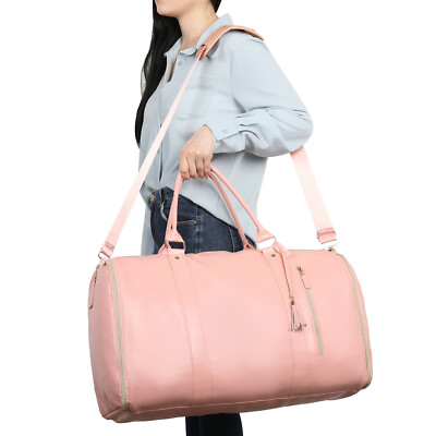Convertible Travel Carry on Garment Duffel Bag 2 in 1 Hanging Suitcase Suit Bag