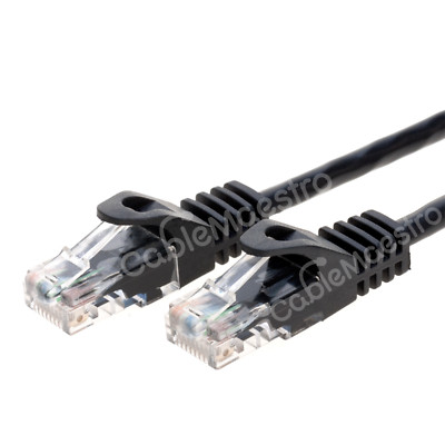 CAT5e CAT5 Ethernet Cable Cord Lan Computer RJ-45 Patch 1.5-100FT Network Lot