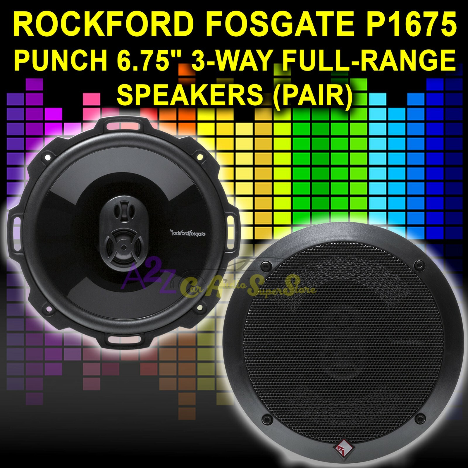 新品　Rockford Fosgate P1675 Amazon.com: Rockford Fosgate P1675 Punch 6.75