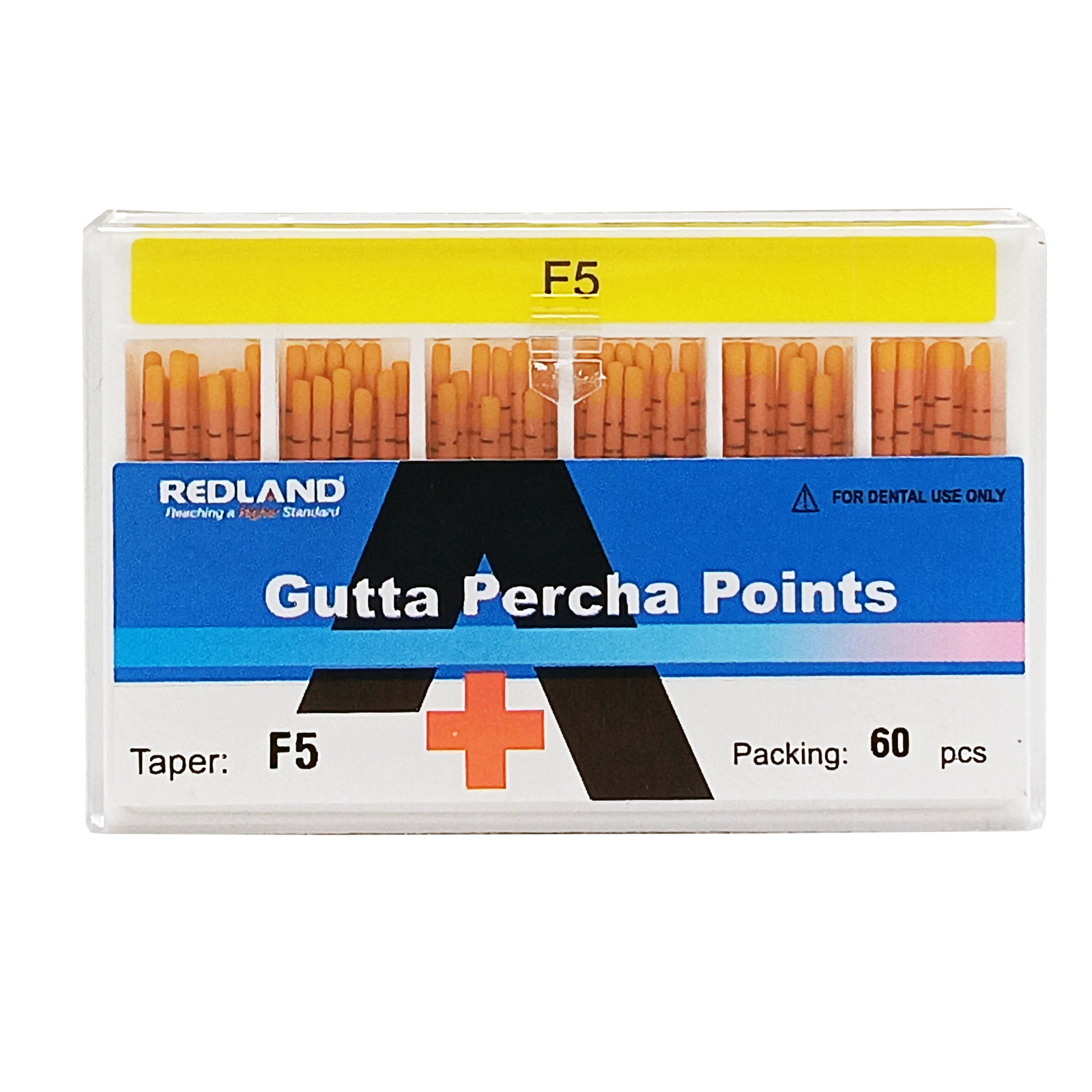 REDLAND Gutta Percha F1,F2,F3,F4,F5 100/Pk for Special TAPERED FILES (MM marked)