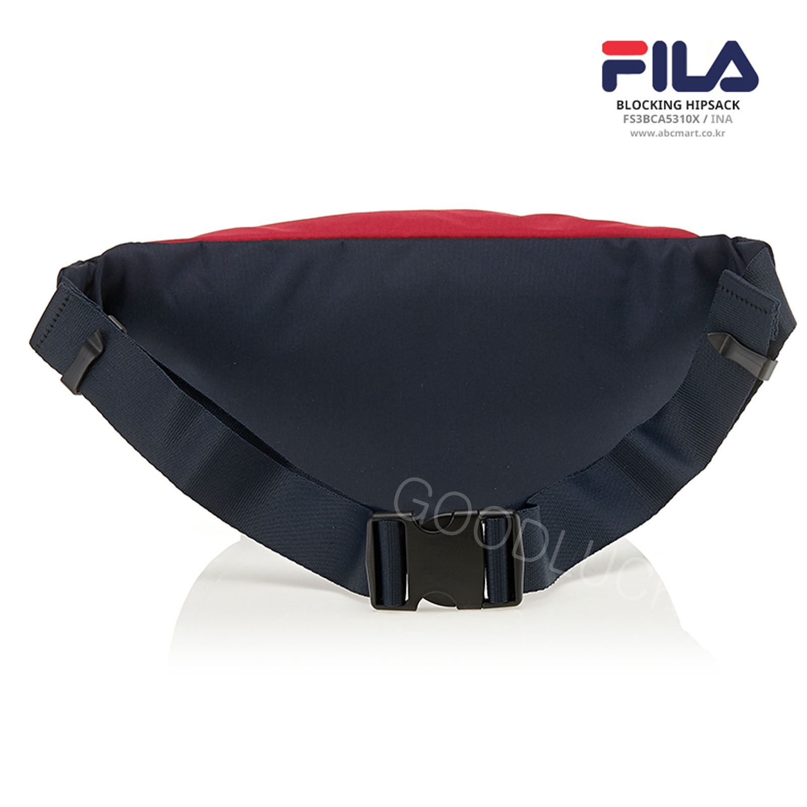 fila heritage linear logo waist bag