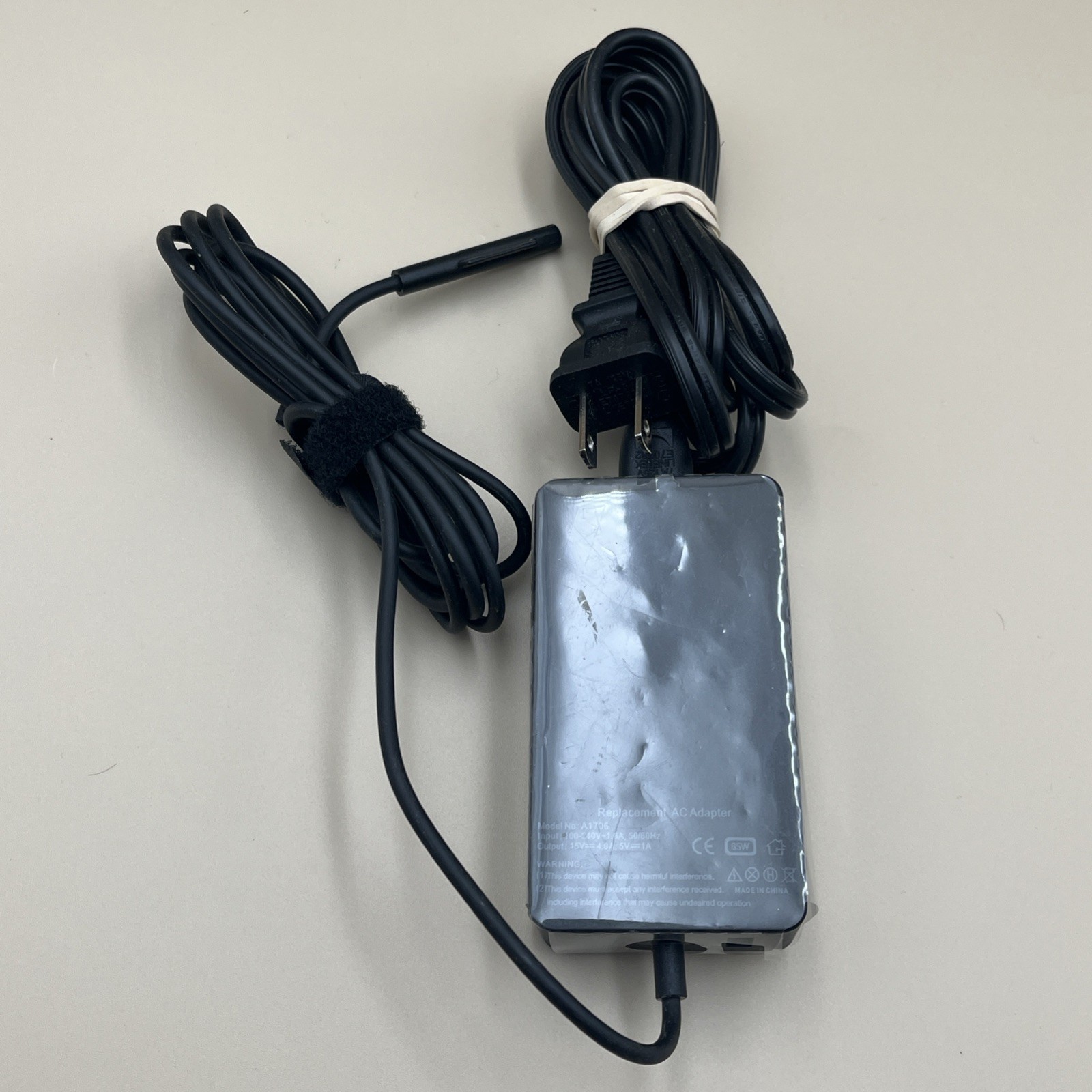 Replacement AC Adapter Microsoft Surface 65W Model A1706 15V 4A