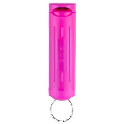Police Magnum Keychain pepper spray Self Defense 1/2oz Flip Top BLACK & HOT PINK
