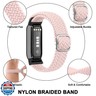 Elastic Band Compatible with Fitbit Luxe Bands Women Men, Soft Adjustable Stretchy Loop Replacement Strap for Fitbit Luxe Fitness and Wellness Tracker (Pink)
