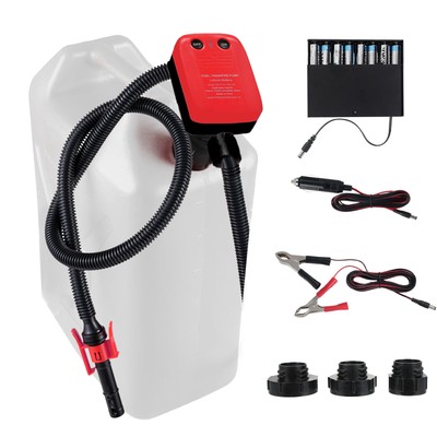 3.2GPM Automatic Fuel Transfer Pump with Auto-Stop,Extra Long Hose & Nozzle E2N4