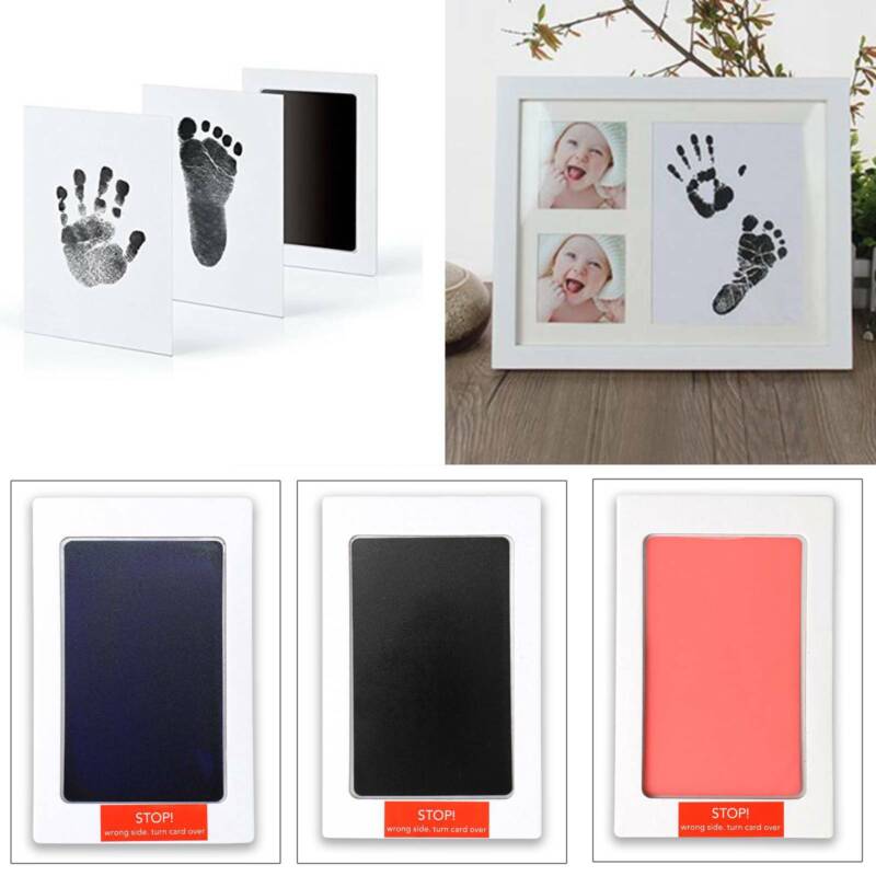 Baby Handabdruck und Fußabdruck Tinte Bremsbeläge Pfotenabdruck Sets für Toy