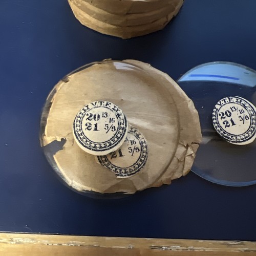 NOS GLASS POCKET WATCH CRYSTAL 20 13/16 REPLACEMENT WATCHMAKER VTF