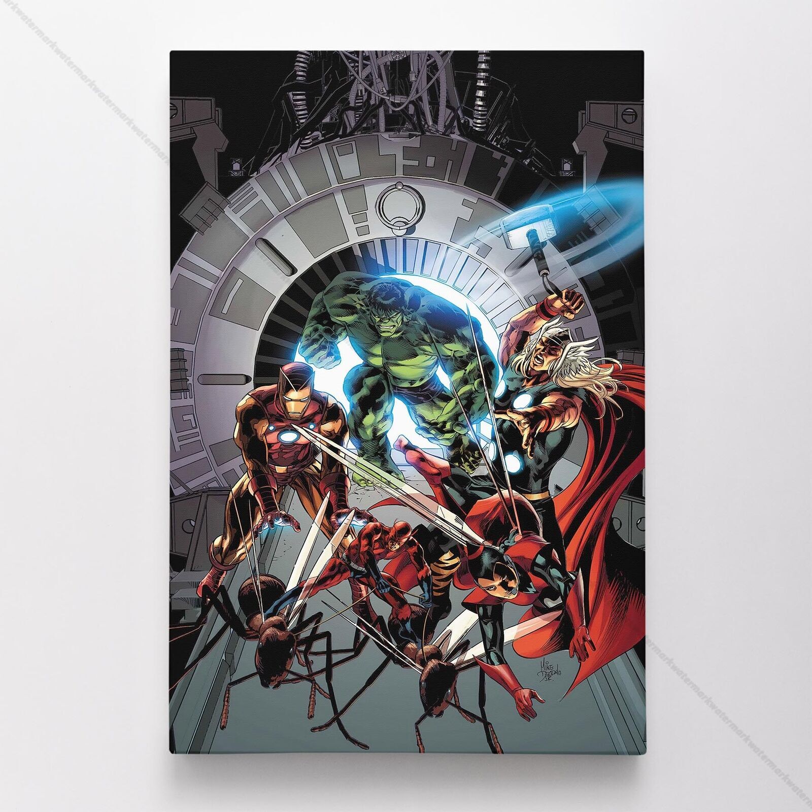 Avengers Poster Canvas Vol 5 #25 Iron Man Hulk Thor Daredevil Comic Art Print