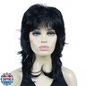 Lydell Long Soft Shaggy Layered Black Wig Classic Cap Full Synthetic Wigs