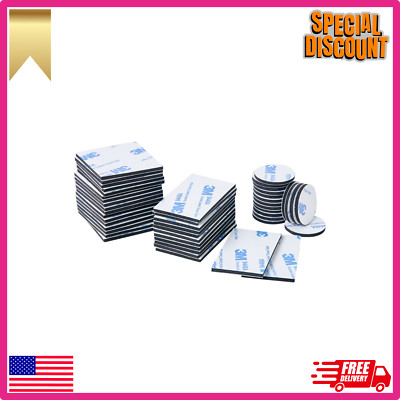 Double Sided Tape Heavy Duty, 60 pcs of Strong Pads, Super and Extra Sticky Adhe