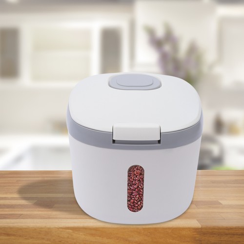 Bin, 22-lb Dry Food Rice Container W/ Lid