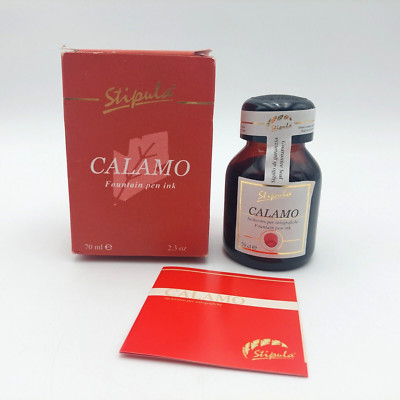 Stipula Calamo Fountain Pen Ink Dark Red 70ml/2.3 oz STN48906 Ink for NETTO