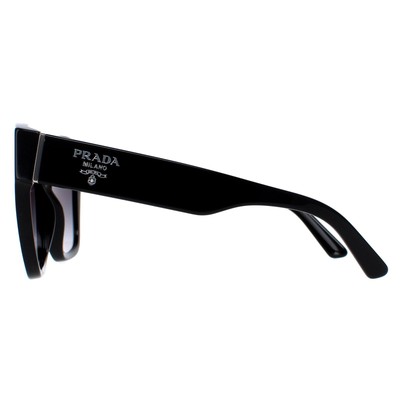Pre-owned Prada Sunglasses Pr17zs 1ab09s Black Gray Gradient