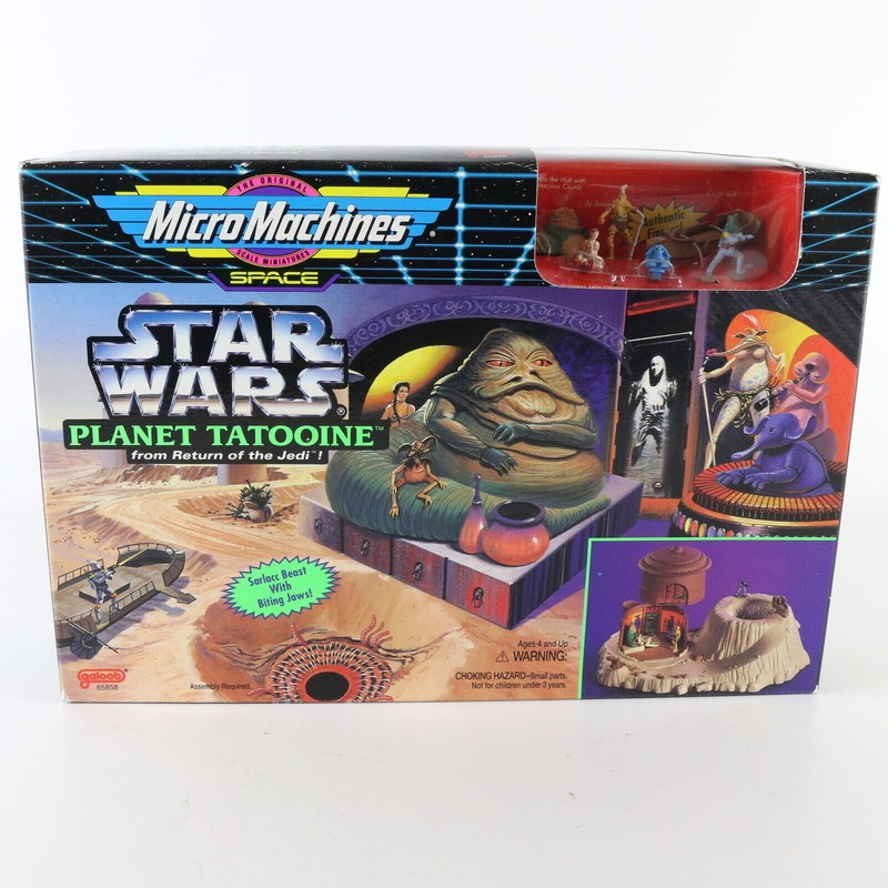 Micro Machines Space Star Wars Planet Tatooine Diorama Rotj Galoob