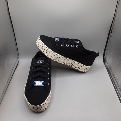 Skechers Bobs Sesame Cute Heights Espadrille Sneakers Women's 5M Black
