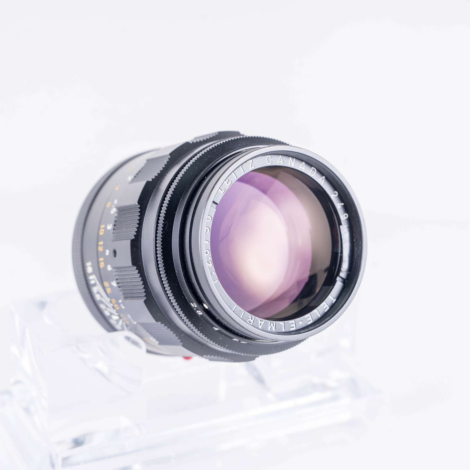 Leica Tele-Elmarit M 90mm/F2.8 Ver.I V.1/ Fat Black Lens Yr
