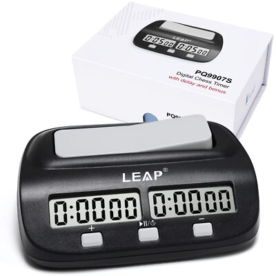 Chess Clock Digital Chess Timer Professional for Board Games Timer with Alarm...