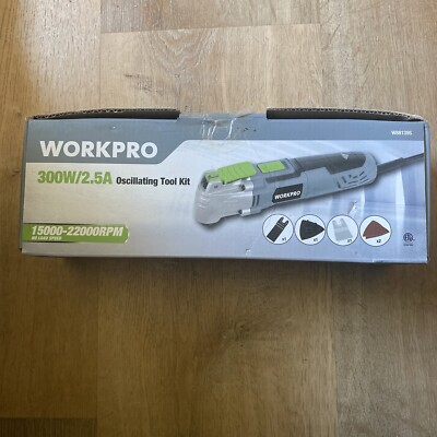 WORKPRO 2.5Amp Oscillating Tool, Variable Speed Oscillating Multi Tool Kit