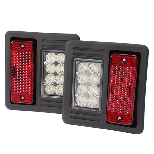 4x LED Headlight Tail Exterior Light Kit For Bobcat Skid Steer Loader Plastic