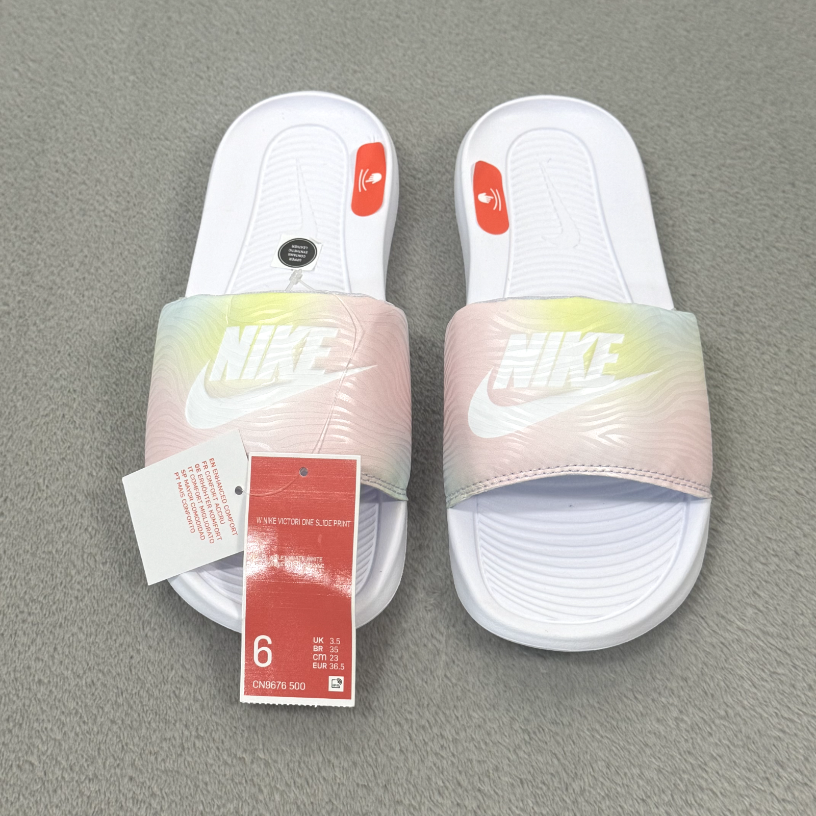 Nike Victori One Womens Tie-Dye Print Slides CV9676-500 Size