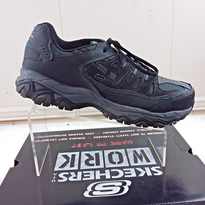 Skechers steel toe sneakers mens hotsell