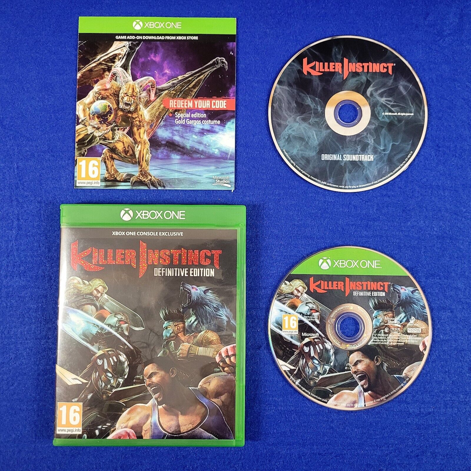 xbox one KILLER INSTINCT Definitive Edition + SOUNDTRACK CD xbox one KILLER INSTINCT Definitive Edition + SOUNDTRACK CD