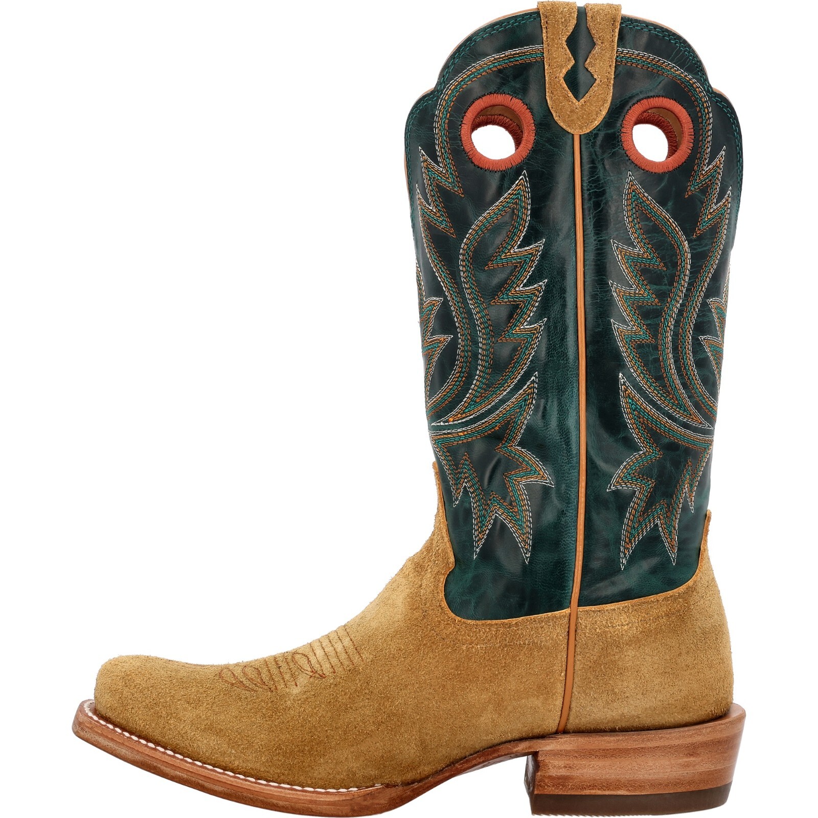 Pre-owned Durango Boots Durango® Men's Prca Collection Roughout Western Boots Ddb0465 - All Sizes - In Goldenrod And Deep Teal