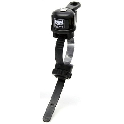 CatEye FlexTight Bicycle Bell - OH-2400 (Black) Free Ship w/Tracking# New Japan