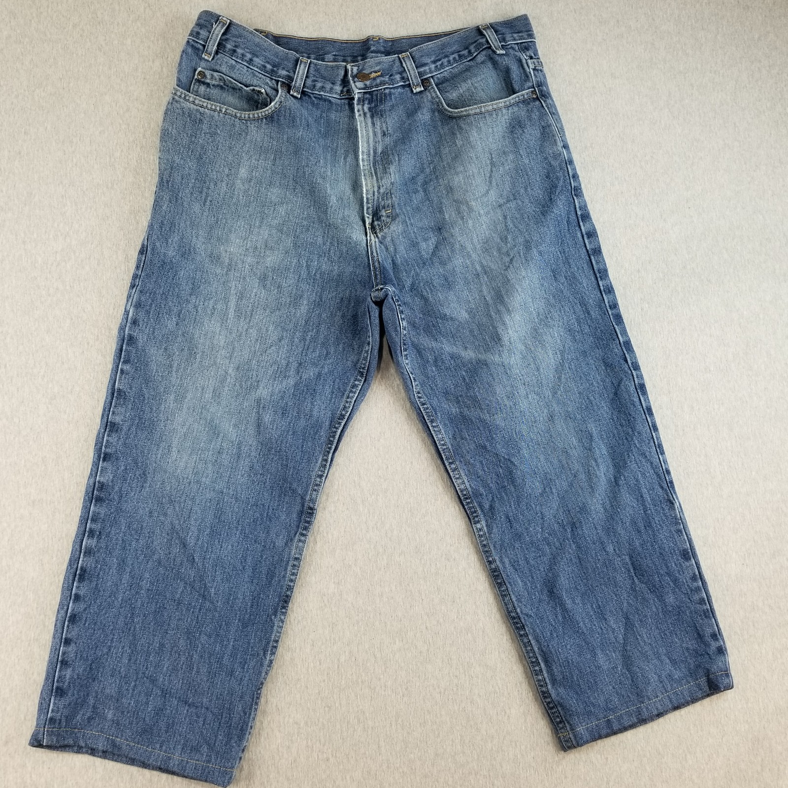 Kirkland Jeans Men's Sz 38x30 VTG Med Wash 100% Cotton Normcore Workcore Durable