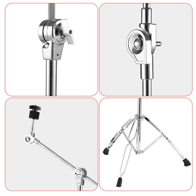 Cymbal Boom Stand Pack Straight Drum Hardware Percussion Holder Mount Stand Q8D1
