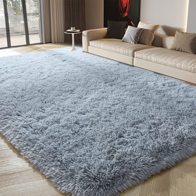 Zareas Soft Fluffy Area Rugs for Living Room Bedroom, 5x8 Feet Shag Rug, Shag...