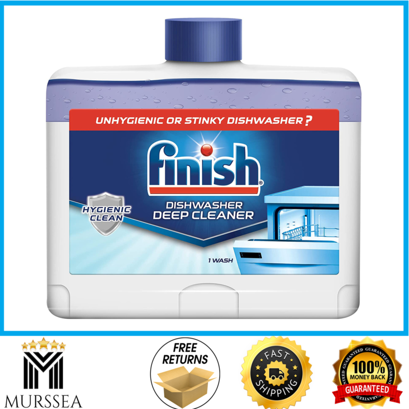 Finish Dual Action Dishwasher Cleaner Fight Grease & Limescale , Fresh , 8.45 Oz