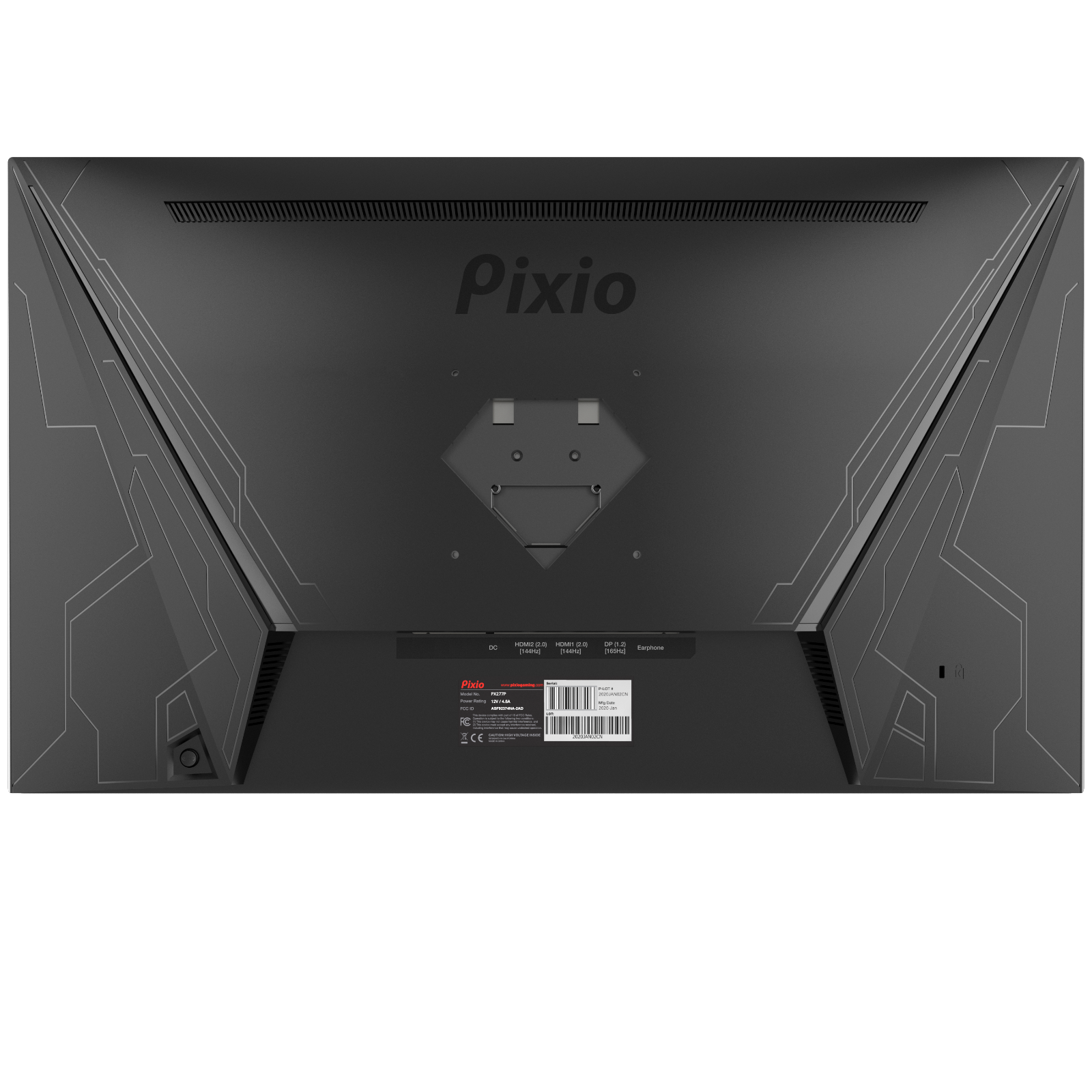 Pixio PX277 Prime 27 in 165Hz HDR 1440p IPS eSports Gaming Monitor