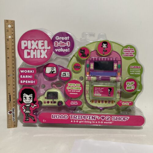 Pixel Chix 2-in-1 Road Trippin' + Love 2 Shop Mattel RARE Pixel Chix 2-in-1 Road Trippin' + Love 2 Shop Mattel RARE