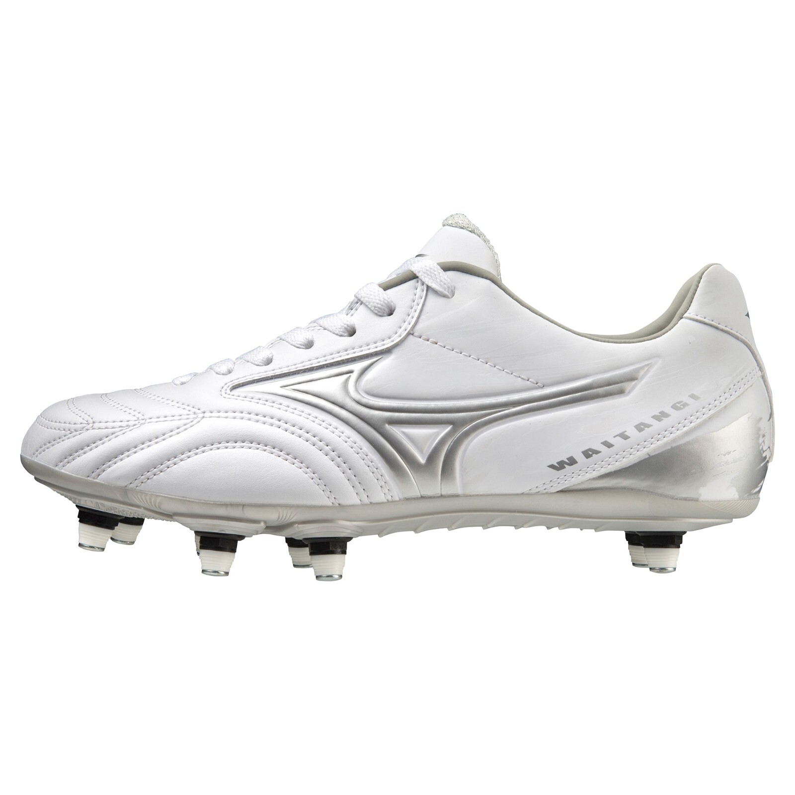 mizunoラグビーシューズ WAITANGI PS MIZUNO WAITANGI PS R1GA2300 03 White Silver Width 4E Rugby
