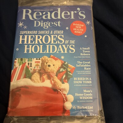 READERS DIGEST MAGAZINE Dec 2024 Lot 1 Unread In Plastic