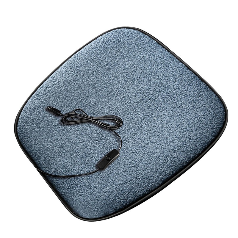 1*Electric Heating Pad USB Heated Seat Cushion Warm Pad For Home Chair Car Seats