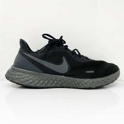 

Nike Mens Revolution 5 BQ3204-001 Черные кроссовки для бега Размер 11,5, Черный, Revolution 5