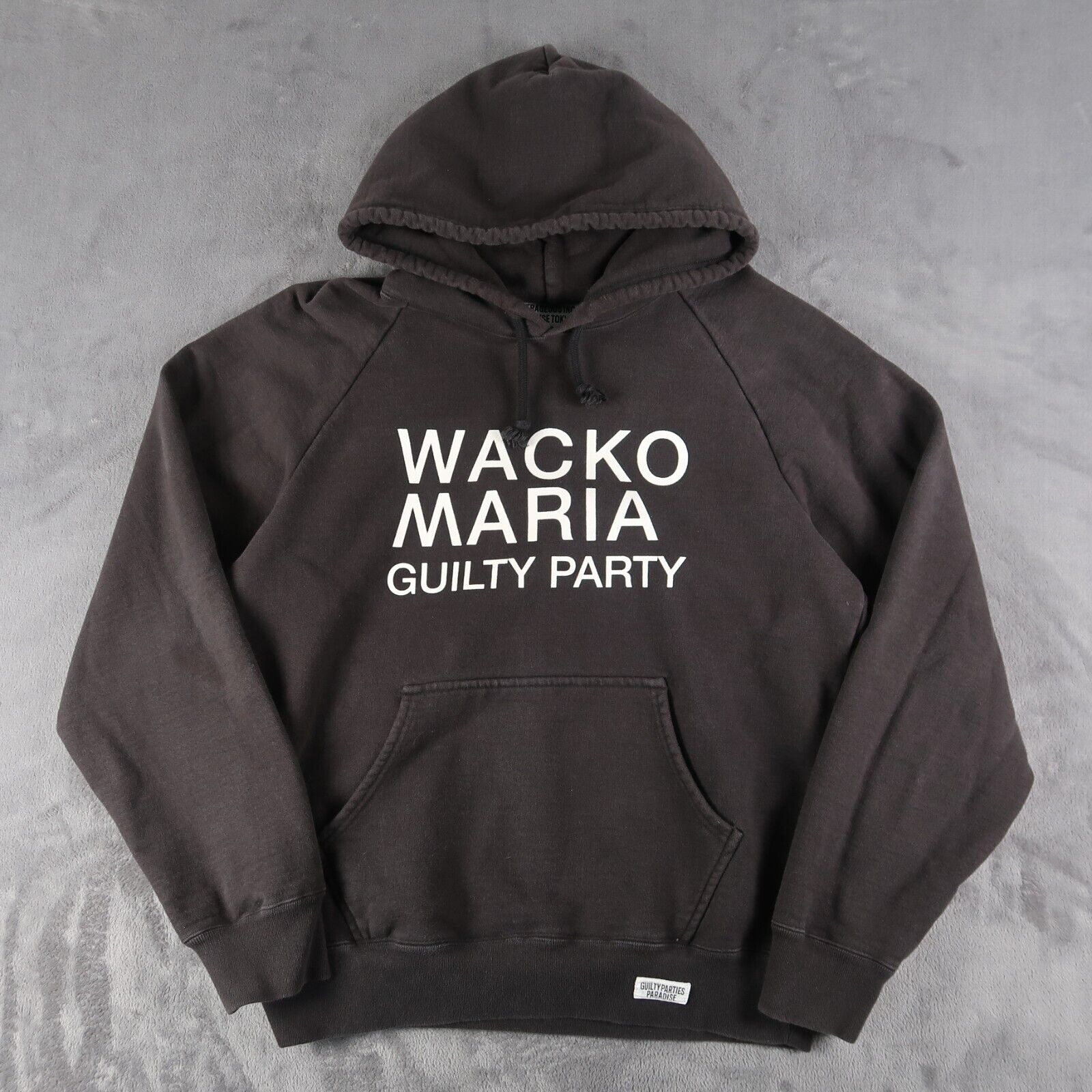 Wacko Maria Guilty Parties Size L Large Black Hoodie Wacko Maria Guilty Parties Size L Large Black Hoodie