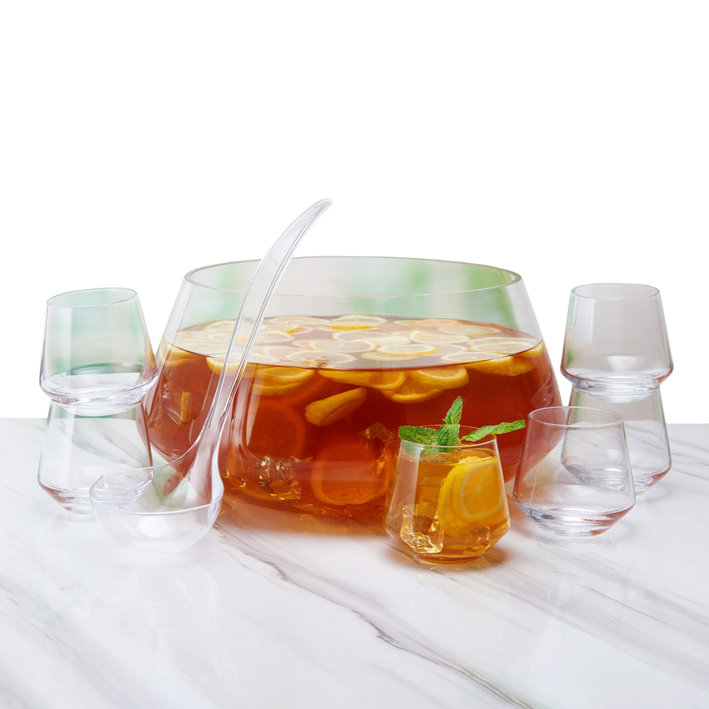 Mikasa Akimbo 8-Piece Punch Bowl Set