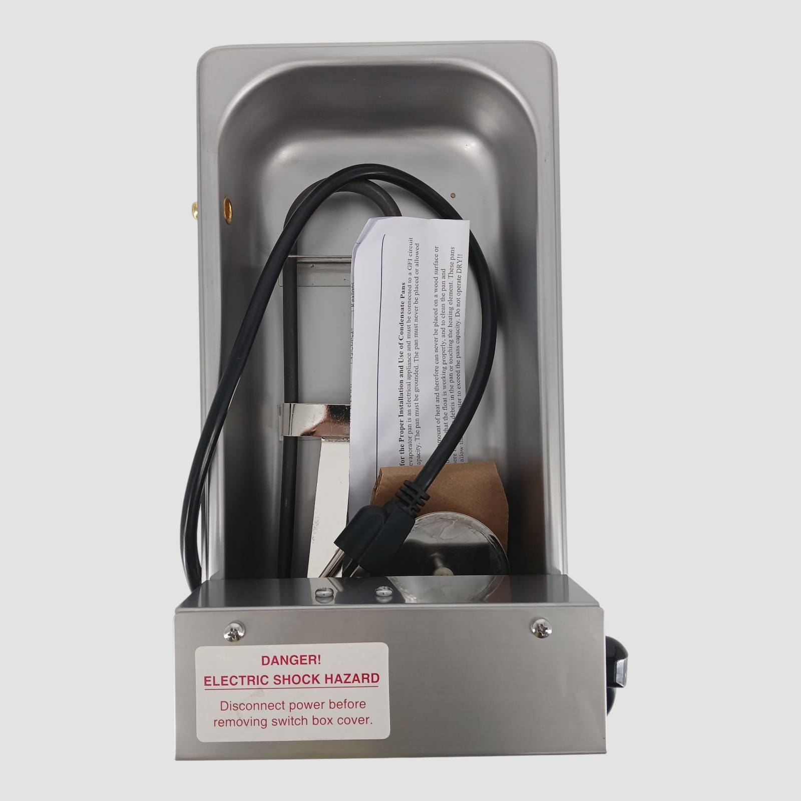Supco CP802 Condensate Pan - 120 Volt, 800 Watts