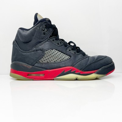 

Nike Boys Air Jordan 5 Retro 440888-006 Черные баскетбольные кроссовки Кроссовки Размер 6Y, Черный, Air Jordan 5 Retro