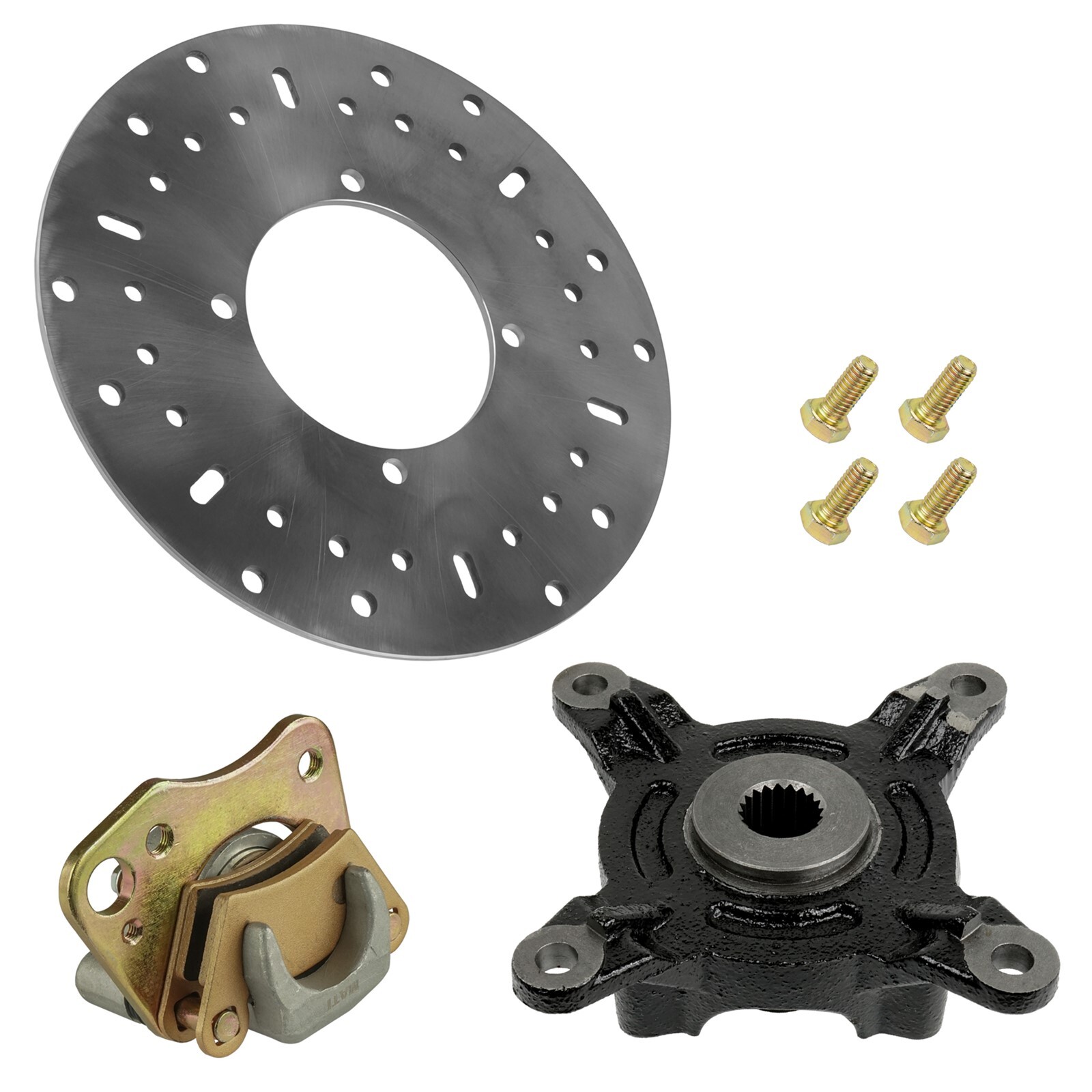 POLA - Y♡ Front R Brake Caliper & Disc w/ Hub For Polaris Sportsman