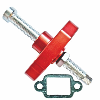 その他 mikan RED MANUAL CAM CHAIN TENSIONER 1984-1985 KAWASAKI ZN700 LTD SHAFT