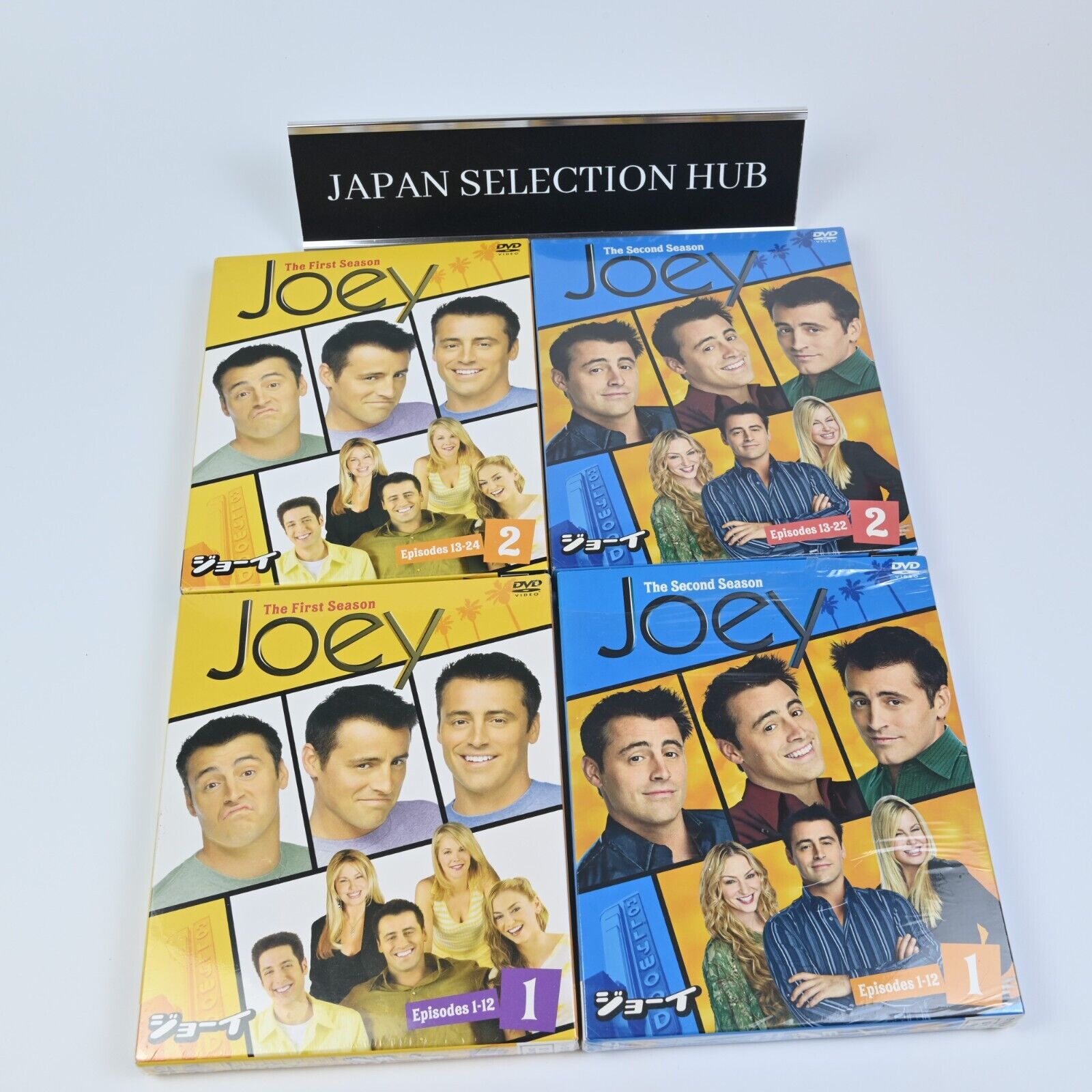 Joey DVD Complete Set Season 1 & 2 Series Friends Matt LeBlanc TV Show JP & ENG Joey DVD Complete Set Season 1 & 2 Series Friends Matt LeBlanc TV Show JP & ENG